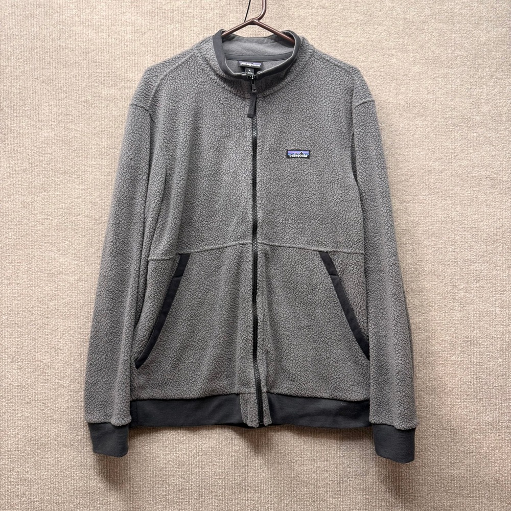 Patagonia Mens Los Gatos Full Zip Fleece Jacket Forge Grey XL 26125 FA21